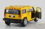 White / Black / Yellow / Red Kids Diecast Hummer H2 Toy