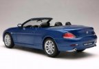Blue 1:43 Scale Kyosho Diecast BMW 6 Series 645i Model