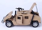 Army Green / Khaki 1:24 Scale Diecast Military Hummer Model