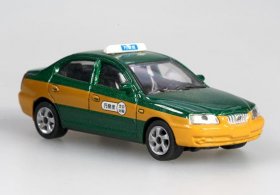 Mini Scale Kids Diecast 2004 Hyundai Elantra Beijing Taxi Toy