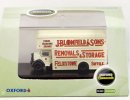 White Mini Scale Oxford Die-Cast Bedford Pantechnicon Van Model