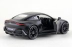 Kids 1:36 Scale Matte Black Diecast Aston Matin Vantage Car Toy