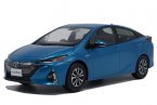 Blue / White / Black 1:30 Diecast Toyota Prius PHV Model