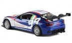 1:32 Scale Kids Blue / White Diecast Maserati MC GT4 Toy