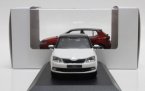 1:43 Scale Red / Blue / White Diecast Skoda Fabia Model