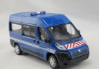 Blue 1:43 Scale Diecast Peugeot BOXER Model