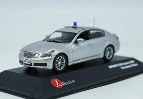 Silver Honolulu Police Diecast 2007 Infiniti G35 Sedan Model