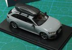 Gray 1:43 Scale Spark Resin 2018 Audi RS 4 Avant Model