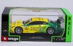 Yellow 1:32 Scale Bburago Diecast Audi A5 DTM Model