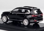 Black / White Paragon 1:64 Scale Diecast BMW X7 SUV Model