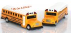 Kids Classical Yellow U.S School Bus with Wild Animals Picture