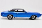 Welly 1:18 Scale Blue Diecast 1970 Mercury Cougar XR7 Model