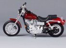 Wine Red 1:18 Harley Davidson 2000 FXD Dyna Super Glide