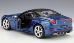 Blue / Red Bburago 1:18 Diecast Ferrari California T Model