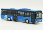 Blue 1:87 Scale NO.77 Plastic Iveco Crossway City Bus Model