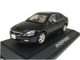 Black 1:43 Scale EBBRO Diecast Honda Inspire Model