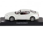 White 1:43 Scale Diecast Maserati Coupe GranSport Model