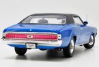 Welly 1:18 Scale Blue Diecast 1970 Mercury Cougar XR7 Model