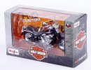 Black 1:18 Maisto Diecast Harley-Davidson Motorcycle Model