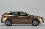 White / Bronze 1:18 Scale Diecast Volvo V40 Model