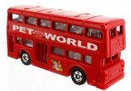 1:130 Scale TOMY NO.95 Red Die-cast Double Decker London Bus Toy