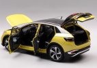 1:18 Scale Yellow / Red Diecast 2021 VW ID.4 X SUV Model