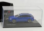 Blue 1:43 Scale Diecast 2017 Audi RS 4 Avant Model