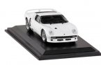 White 1:43 Diecast 1981 Lamborghini Miura SVJ Roadster Model