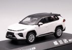 White / Deep Blue 1:43 Scale Diecast Toyota Wildlander Model