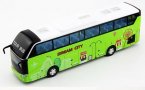 White / Green 1:32 Kids Dream City Diecast Coach Bus Toy