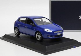 Blue 1:43 Scale NOREV Diecast 2007 Fiat Bravo Model