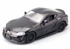 1:32 Scale Black / Yellow / Gray / Red Diecast Toyota Supra Toy