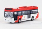 Medium Scale Red / Blue / Yellow Kids City Bus Toy