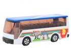 1:156 Mini Scale Kids Red / Blue Die-Cast TaiWan Tour Bus Toy