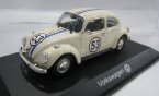 1:43 Scale Green / White / Blue / Red Volkswagen Beetle Model