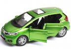 1:32 Scale Red / Orange / White / Green Diecast Honda Fit Toy