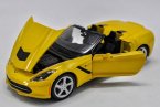 Yellow 1:24 Scale Maisto Diecast Chevrolet Corvette Model