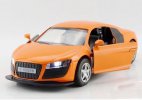 White / Orange / Green / Red / Yellow Diecast Audi R8 Car Toy