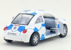 Black / Blue / Red Kids 1:32 Scale Diecast VW Beetle Toy