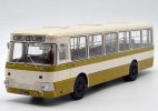 Blue / Yellow 1:43 Scale Diecast 1978 LAZ-677M City Bus Model