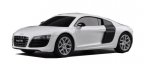 Red / White 1:24 Scale Full Function Kids Welly R/C Audi R8 Toy