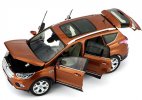 White / Brown 1:18 Scale Diecast 2017 Ford Kuga SUV Model