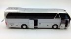 Silver 1:43 Scale Die-Cast Neoplan Young Man Tour Bus Model