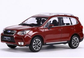 Wine Red 1:43 Scale Diecast 2014 Subaru Forester SUV Model