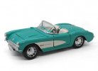 Black / Blue 1:24 Scale Maisto Diecast 1957 Chevrolet Corvette