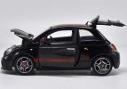 Red / Black 1:18 Scale Bburago Diecast Fiat Abarth 500 Model