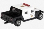 Kids Black-White SIKU 1334 Police Diecast Hummer Pickup Toy