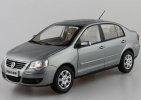 1:18 Scale White / Blue / Silver Diecast VW POLO Model