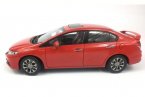 Red 1:18 Scale Diecast 2014 Honda CIVIC Model