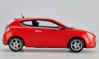 Red 1:24 Scale Motorama Diecast Alfa Romeo MiTo Model